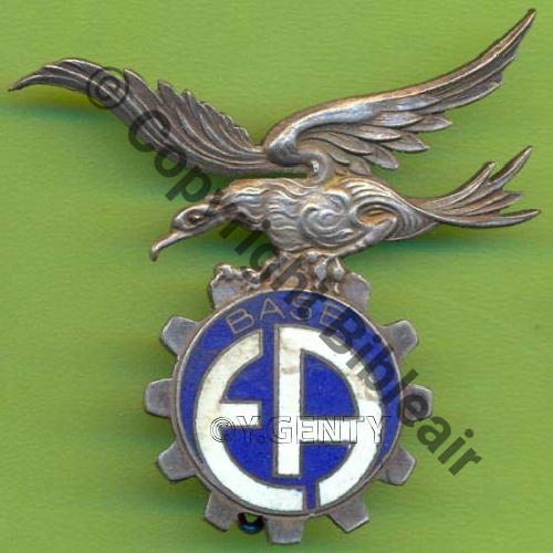 SAL  2123.EMGA BASE ECOLE DE AIR SALON  SM Bol octog Dos lisse Src.Y.GENTY 40Eur(x7) 